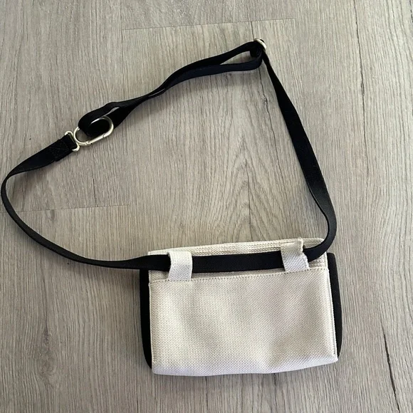 Rothy's Cream and Black Belt Bag - Picture 2 of 9
